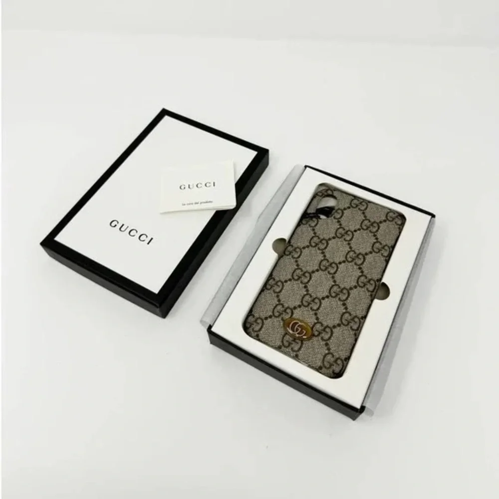 (CLF) Gucci iPhone Case/Cover X/XS Ophidia Tessuto GG Monogram, Unisex, NWT